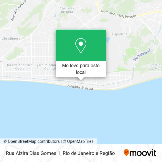 Rua Alzira Dias Gomes 1 mapa