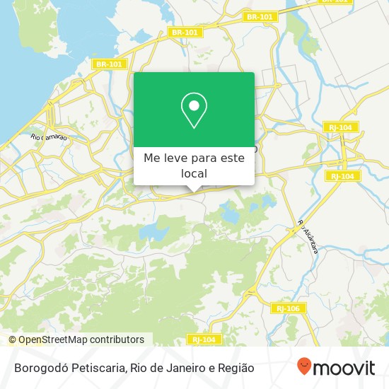 Borogodó Petiscaria mapa