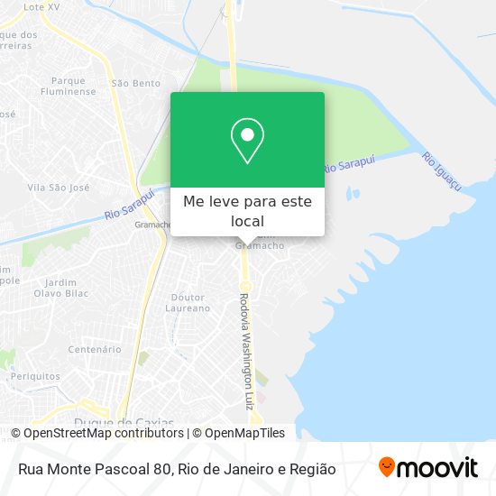 Rua Monte Pascoal 80 mapa