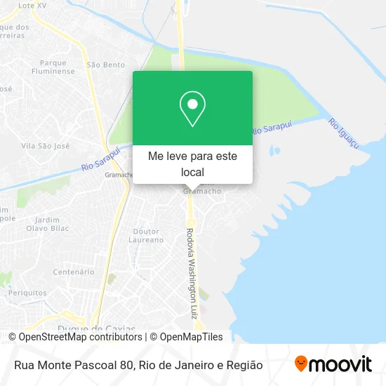 Rua Monte Pascoal 80 mapa