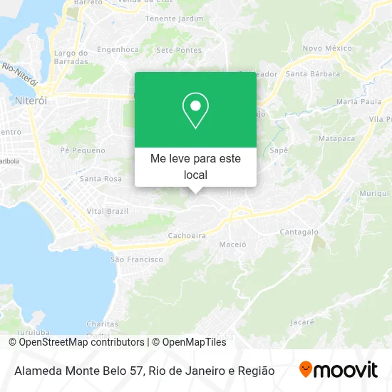 Alameda Monte Belo 57 mapa