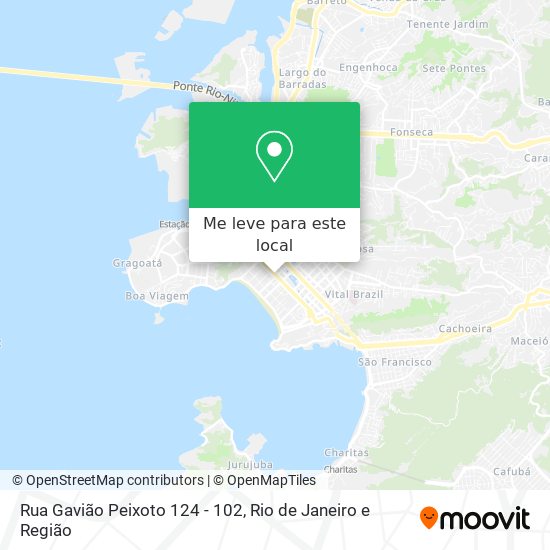 Rua Gavião Peixoto 124 - 102 mapa