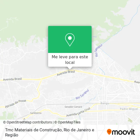 Tmc Materiais de Construção mapa