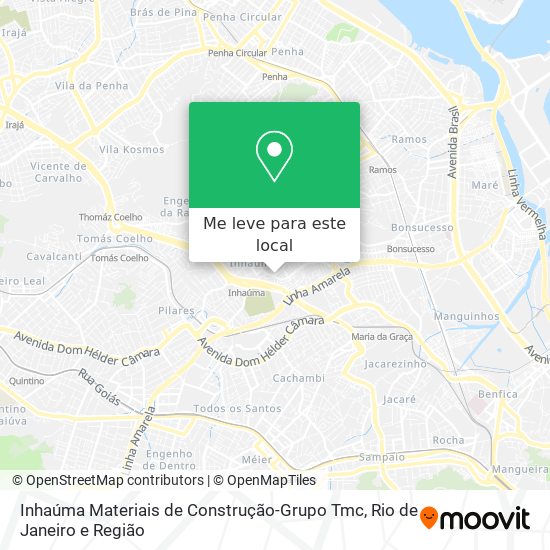 Inhaúma Materiais de Construção-Grupo Tmc mapa