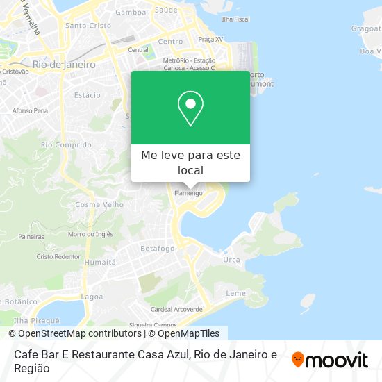 Cafe Bar E Restaurante Casa Azul mapa