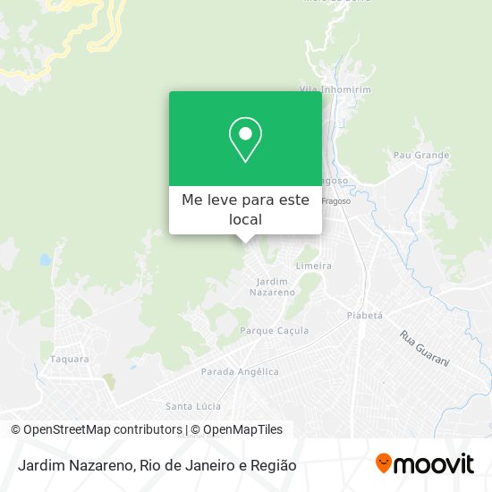Jardim Nazareno mapa