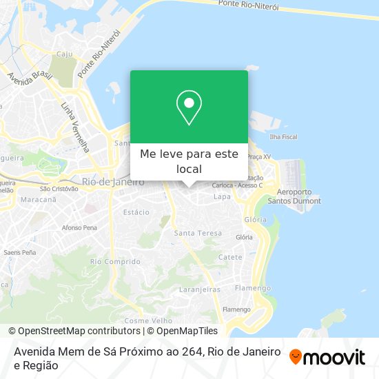 Avenida Mem de Sá Próximo ao 264 mapa