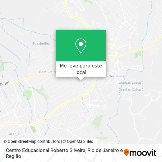 Centro Educacional Roberto Silveira mapa
