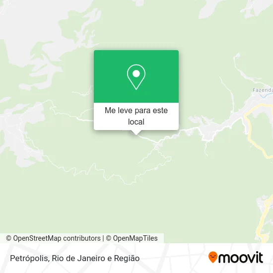 Petrópolis mapa