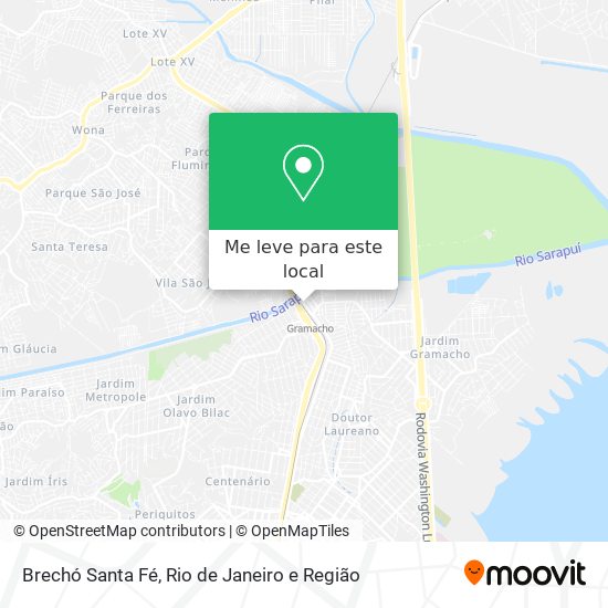 Brechó Santa Fé mapa