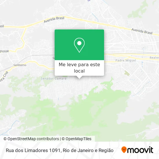 Rua dos Limadores 1091 mapa