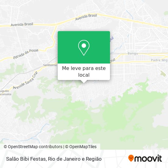 Salão Bibi Festas mapa