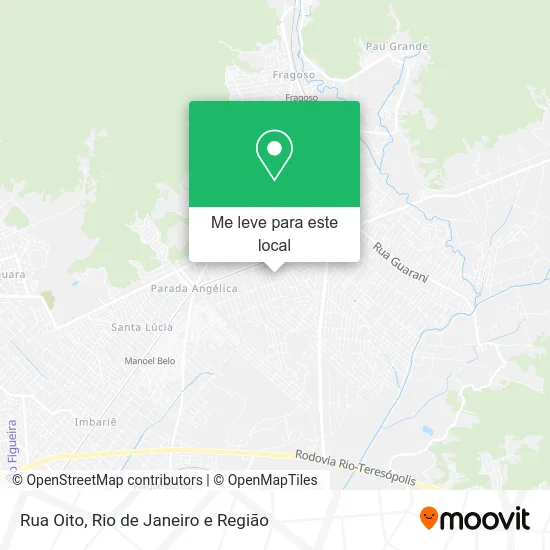 Rua Oito mapa