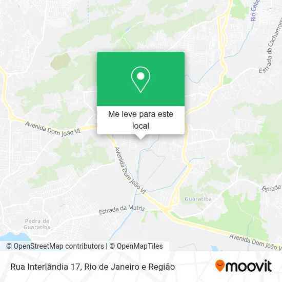 Rua Interlândia 17 mapa