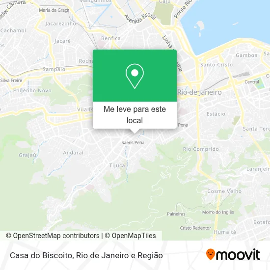 Casa do Biscoito mapa