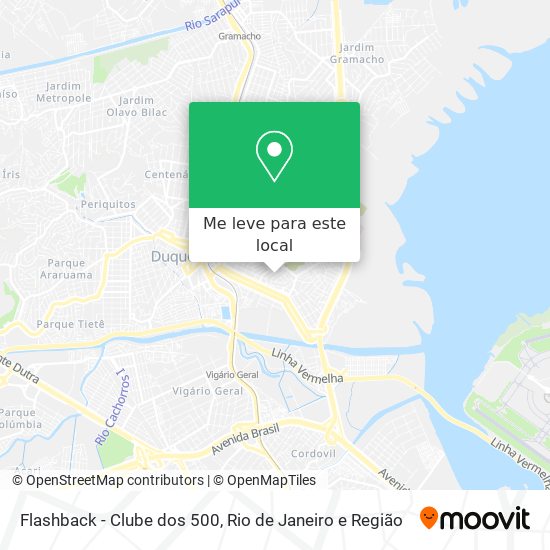 Flashback - Clube dos 500 mapa