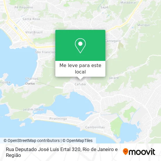 Rua Deputado José Luís Ertal 320 mapa