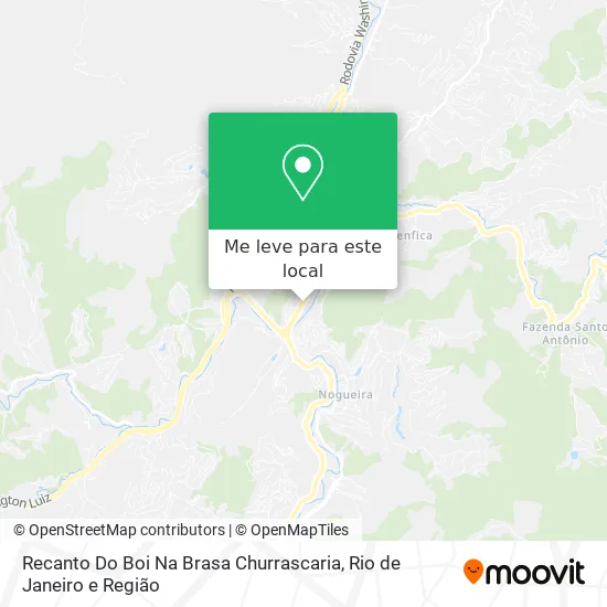 Recanto Do Boi Na Brasa Churrascaria mapa