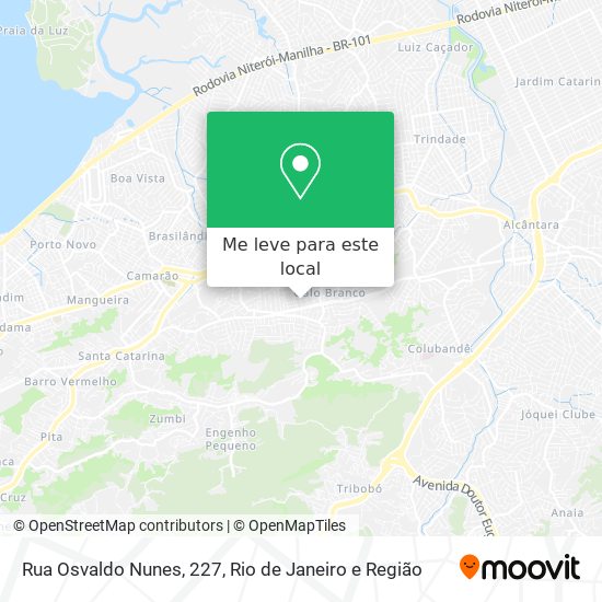 Rua Osvaldo Nunes, 227 mapa