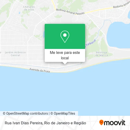 Rua Ivan Dias Pereira mapa