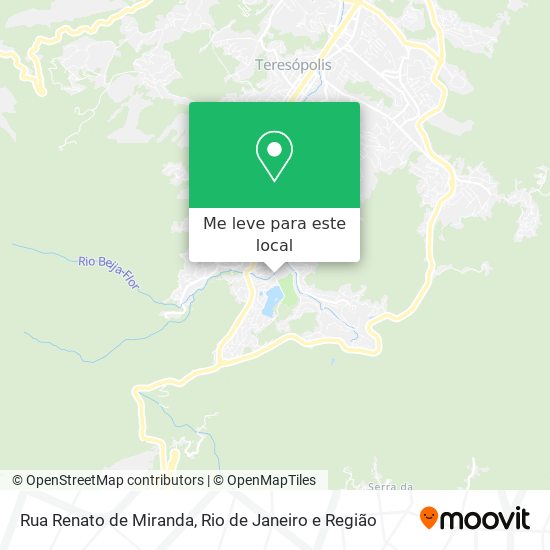 Rua Renato de Miranda mapa