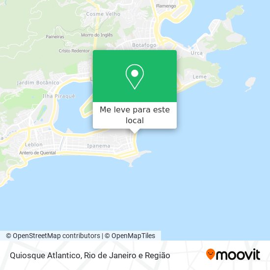 Quiosque Atlantico mapa