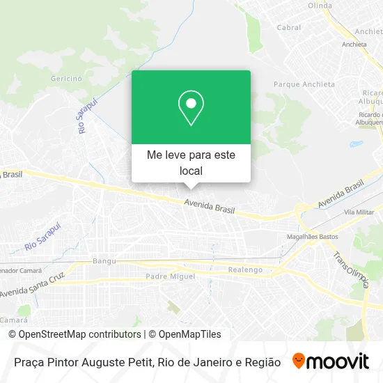 Praça Pintor Auguste Petit mapa