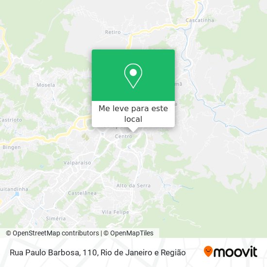 Rua Paulo Barbosa, 110 mapa