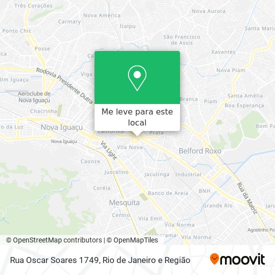 Rua Oscar Soares 1749 mapa