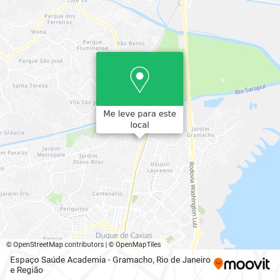 Espaço Saúde Academia - Gramacho mapa