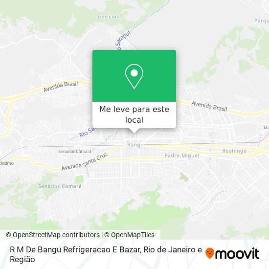 R M De Bangu Refrigeracao E Bazar mapa