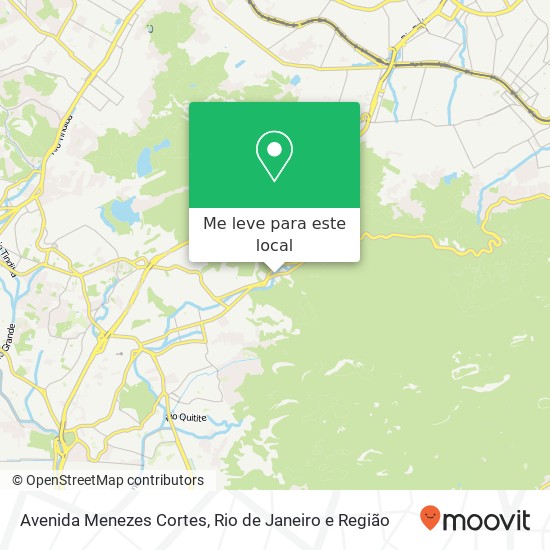 Avenida Menezes Cortes mapa