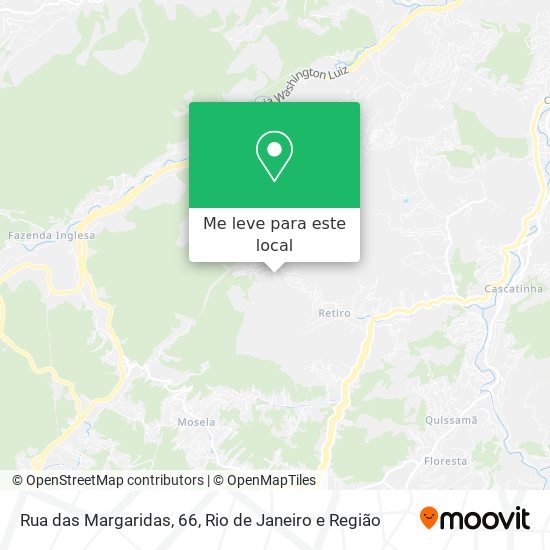 Rua das Margaridas, 66 mapa