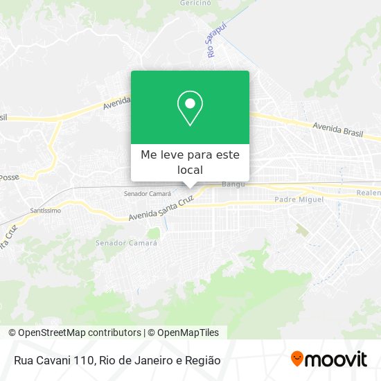 Rua Cavani 110 mapa