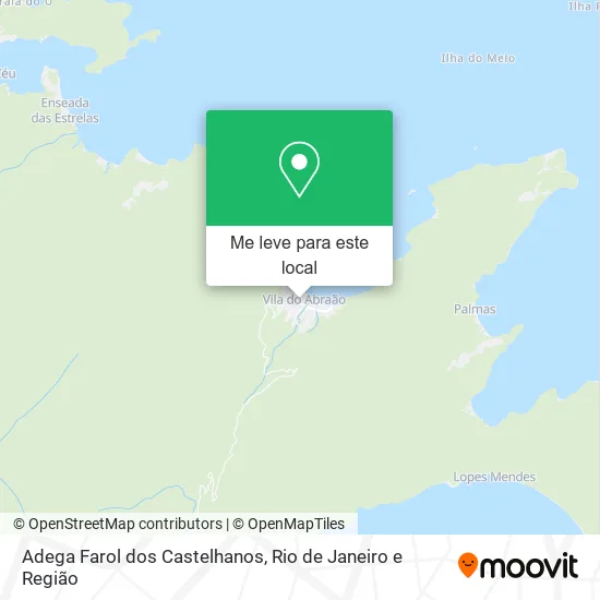 Adega Farol dos Castelhanos mapa