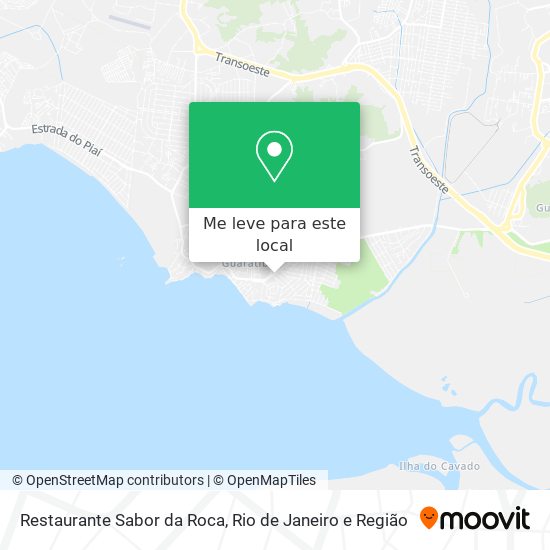 Restaurante Sabor da Roca mapa