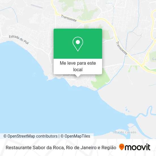 Restaurante Sabor da Roca mapa