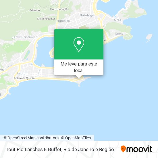 Tout Rio Lanches E Buffet mapa