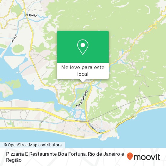 Pizzaria E Restaurante Boa Fortuna, Estrada da Barra da Tijuca, 3221 Itanhangá Rio de Janeiro-RJ 22641-004 mapa