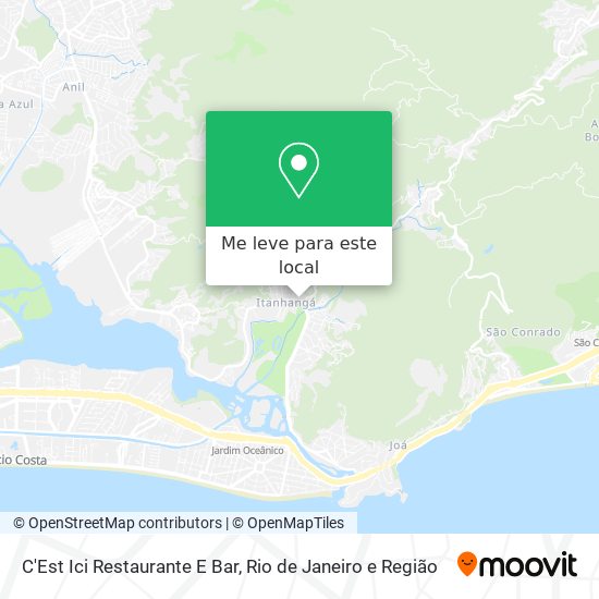 C'Est Ici Restaurante E Bar mapa