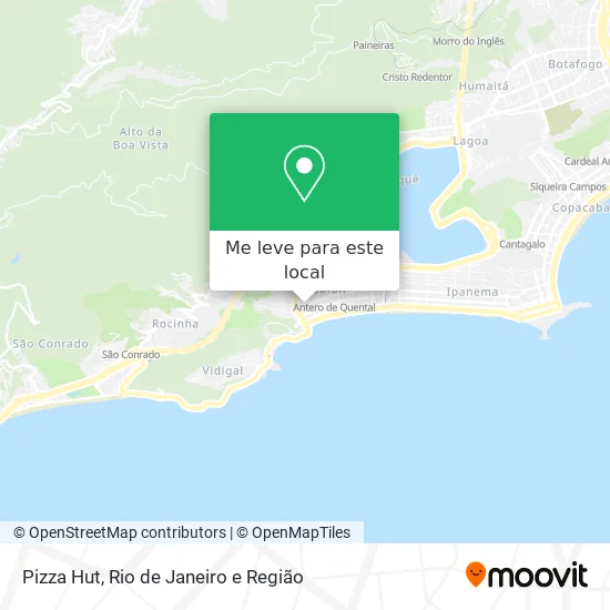 Pizza Hut mapa