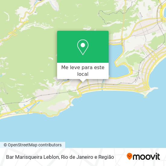 Bar Marisqueira Leblon mapa