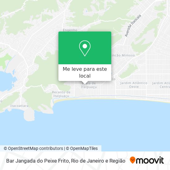Bar Jangada do Peixe Frito mapa