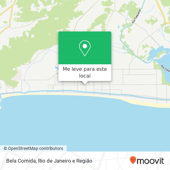 Bela Comida, Rua Trinta e Quatro Jardim Atlântico Oeste Maricá-RJ 24900-000 mapa
