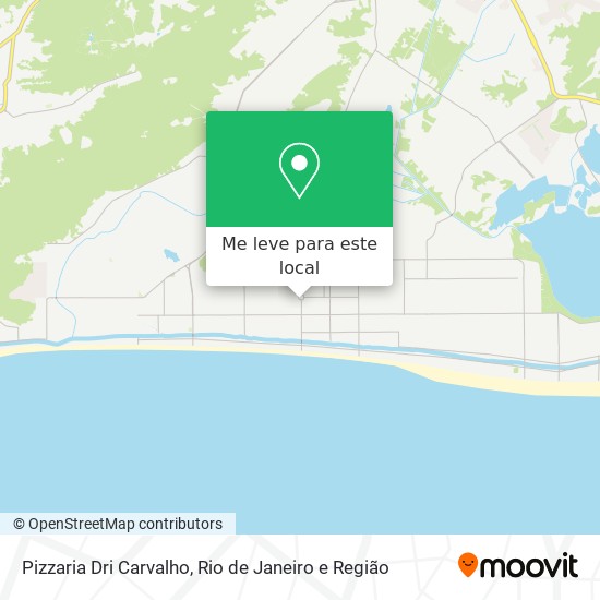 Pizzaria Dri Carvalho mapa