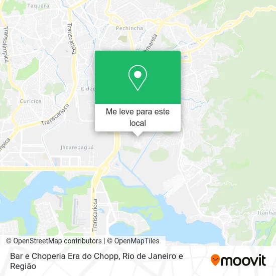 Bar e Choperia Era do Chopp mapa