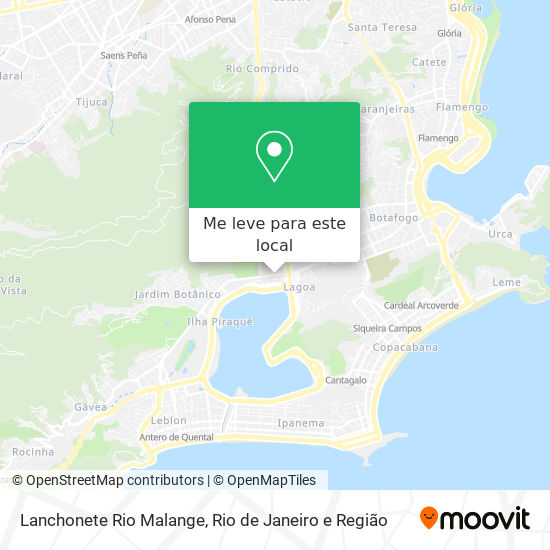 Lanchonete Rio Malange mapa