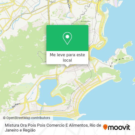 Mistura Ora Pois Pois Comercio E Alimentos mapa