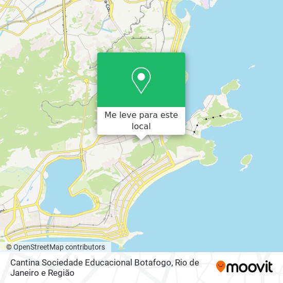 Cantina Sociedade Educacional Botafogo mapa