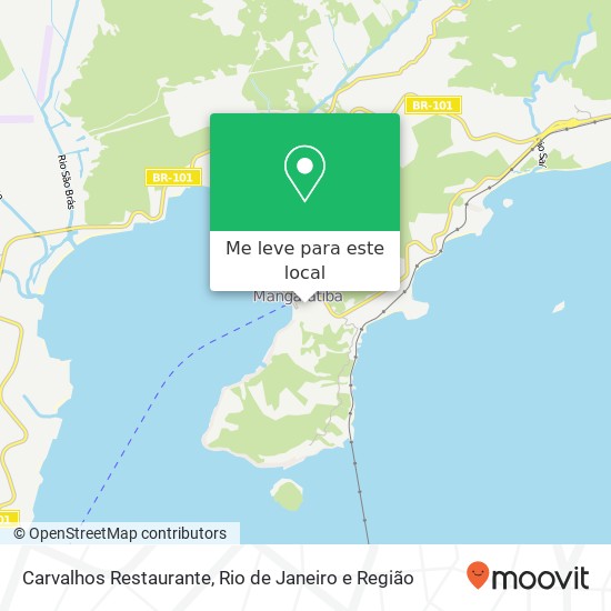 Carvalhos Restaurante, Rua Rubião Júnior Centro Mangaratiba-RJ 23860-000 mapa
